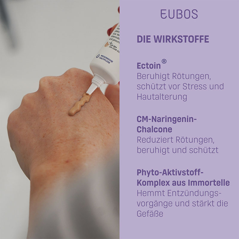 EUBOS KÜHL & KLAR Anti-Rötung CC Creme LSF50 30 ml Creme