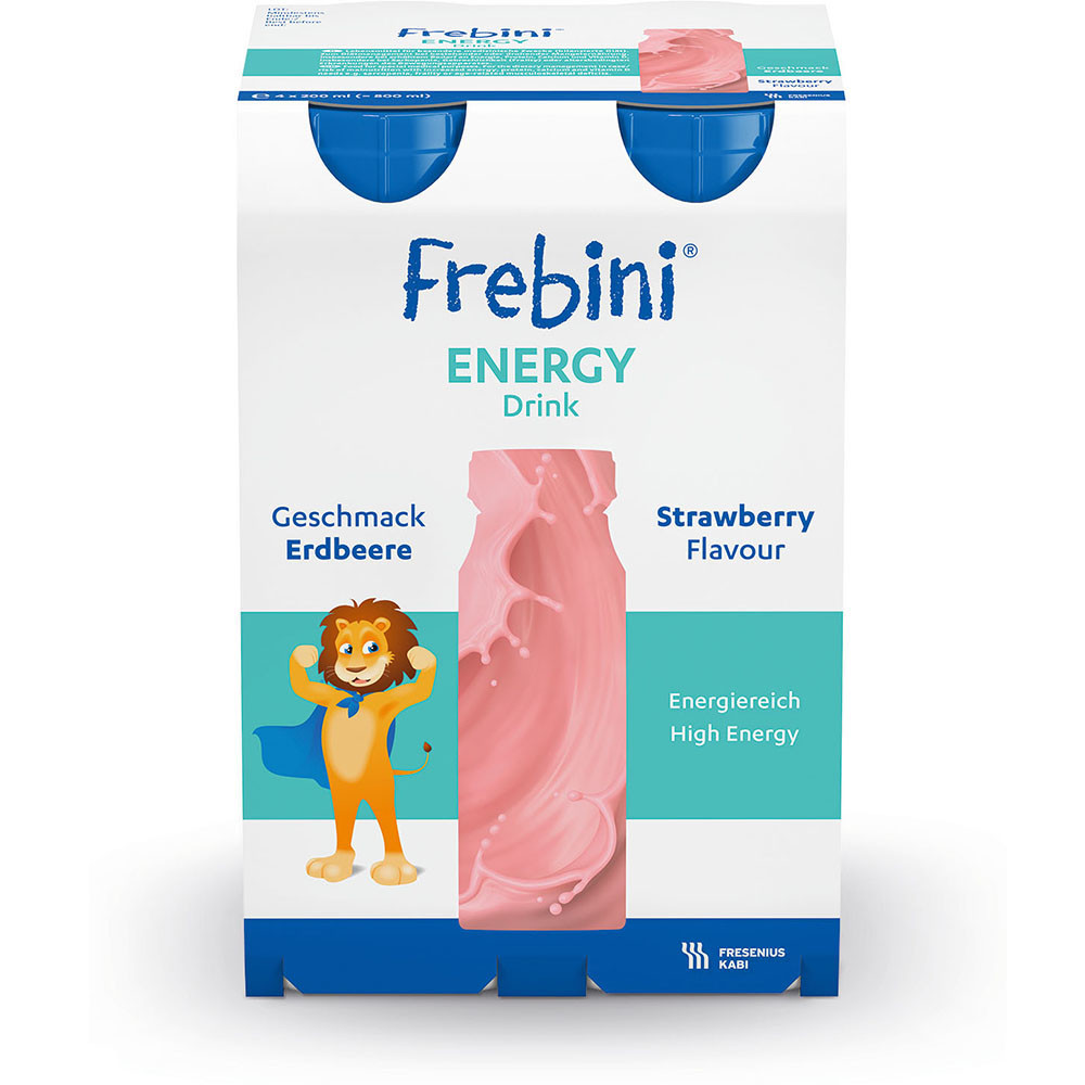 Frebini Energy Trinknahrung Erdbeere 6X4X200 ml Fl&uuml;ssigkeit