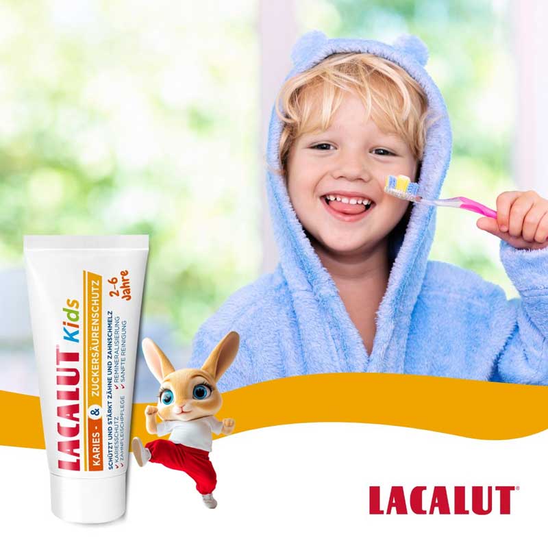 LACALUT Kids KARIES - &  ZUCKERSÄURENSCHUTZ 55 ml Zahncreme