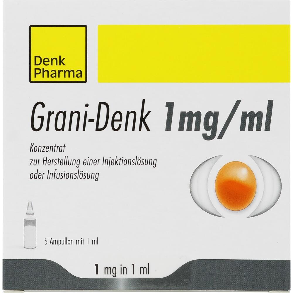 grani 1 mg/ml Konz.z.H.e.Inj.-/Inf.Lsg. denk 5X1 ml Infusionslösungskonzentrat