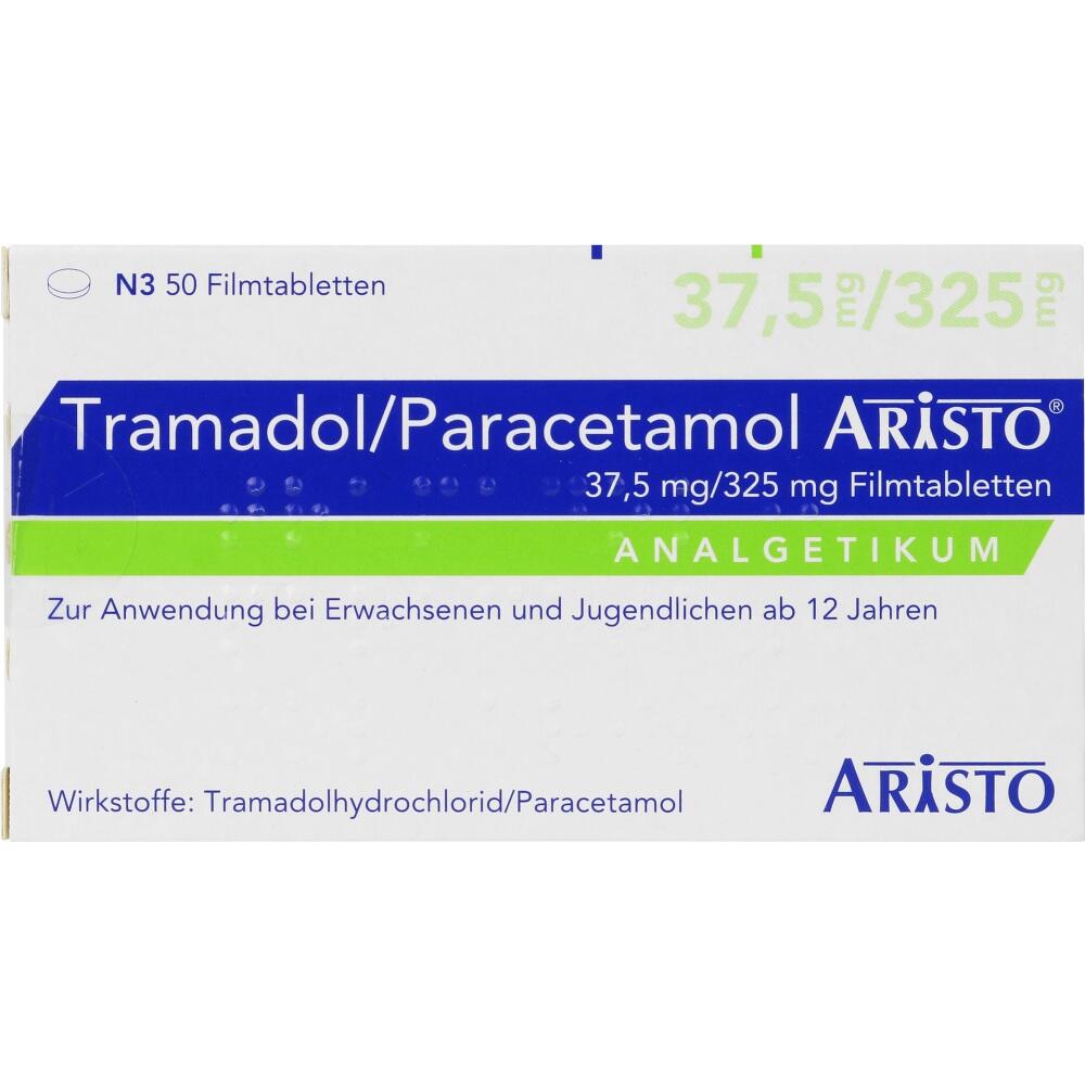 Tramadol/Paracetamol Aristo 37,5mg/325mg 50 St Filmtabletten
