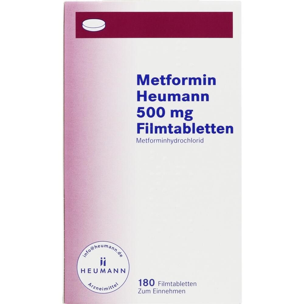 Metformin Heumann 500 mg Filmtabletten 180 St Filmtabletten