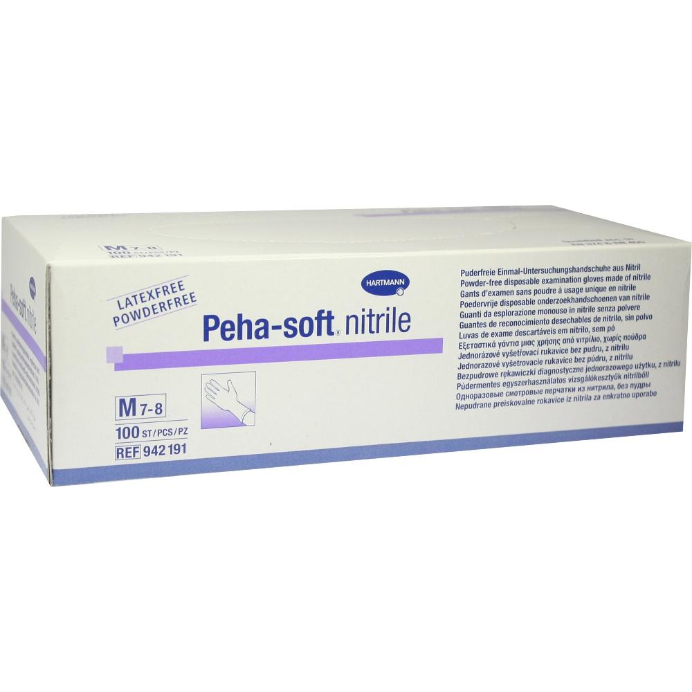 PEHA-SOFT nitrile Unt.Handsch.unste.puderfrei M 100 St Handschuhe