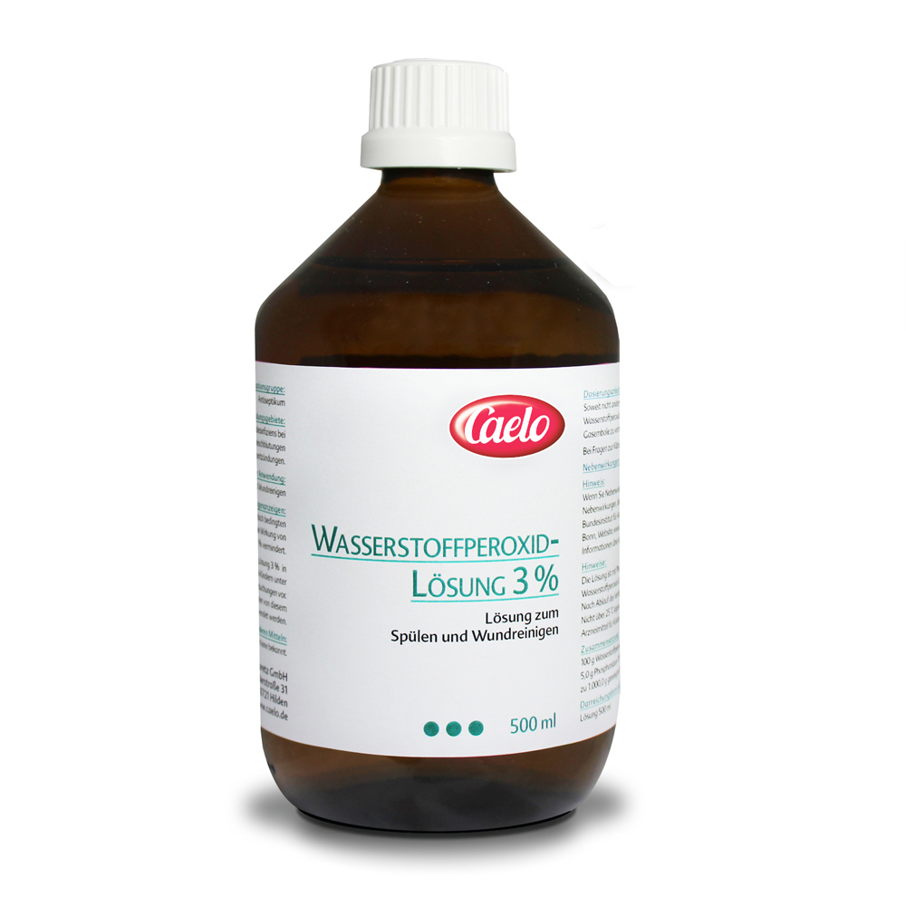 Caelo WASSERSTOFFPEROXIDLÖSUNG 3%  500 ml Flüssigkeit