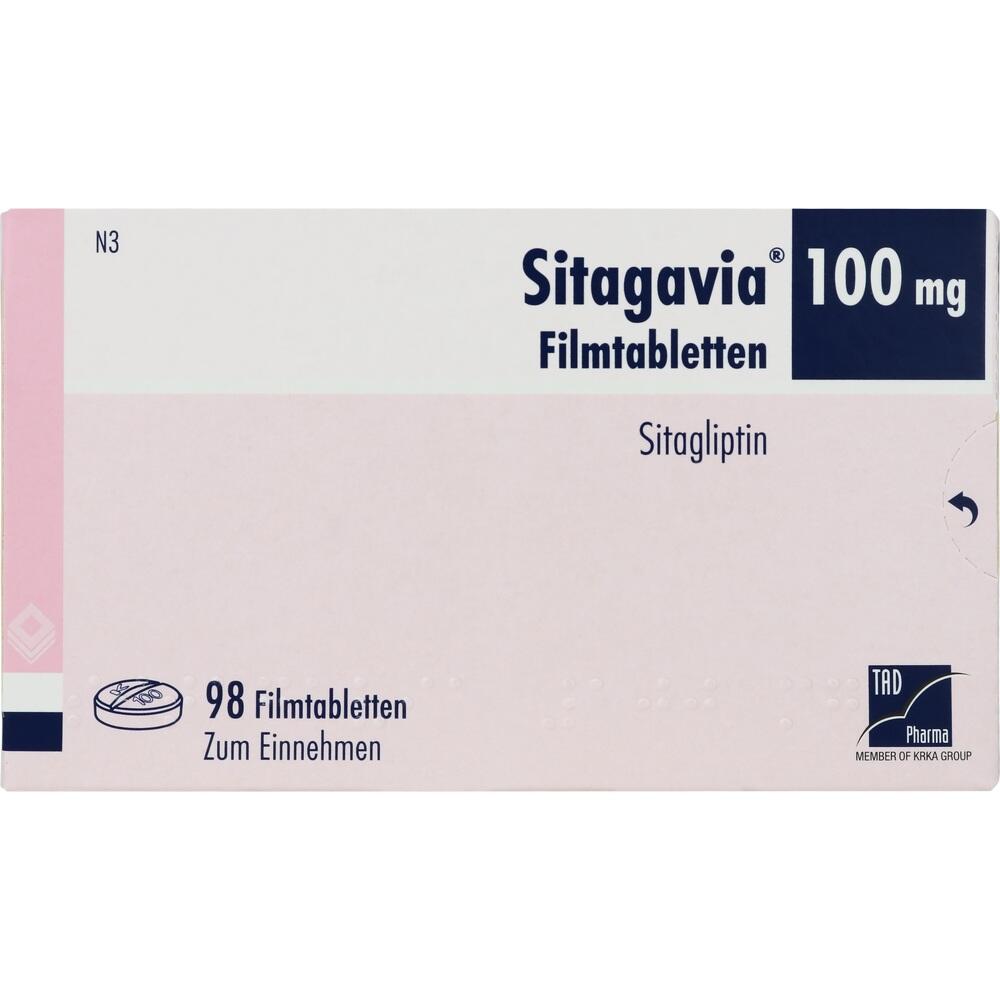 Sitagavia 100 mg Filmtabletten 98 St Filmtabletten