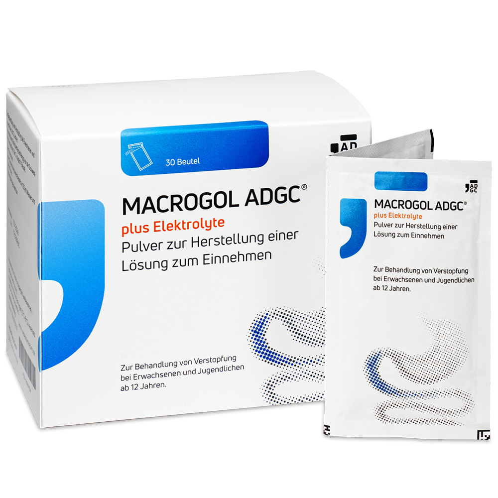 MACROGOL ADGC plus Elektrolyte 30 St Pulver zur Herstellung einer Lösung zum Einnehmen