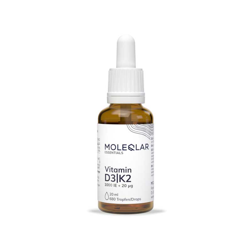 MOLEQLAR ESSENTIALS Vitamin D3/K2 20 ml Tropfen