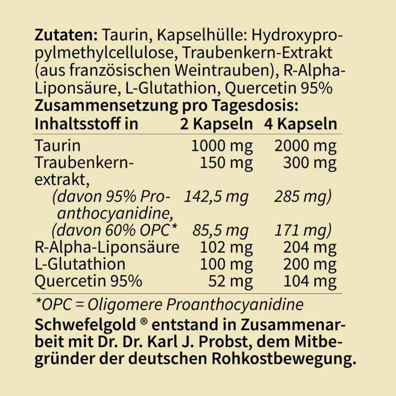 telomit Schwefelgold nach Dr. Probst 60 St Kapseln
