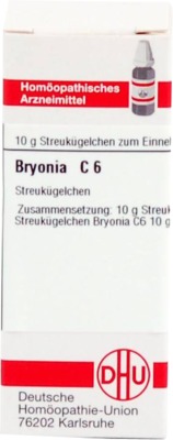 BRYONIA C 6 Globuli 10 g Globuli
