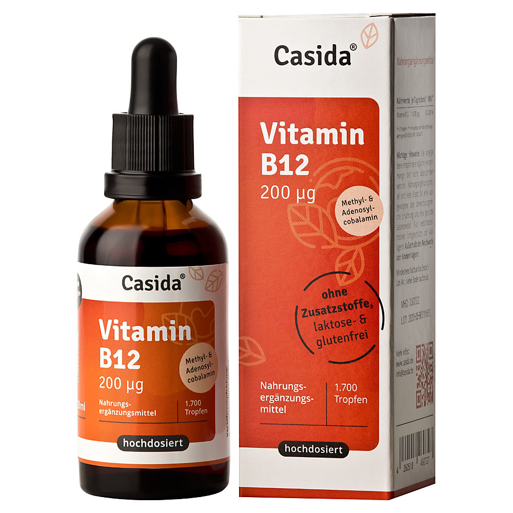 Casida Vitamin B12 200µg 50 ml Tropfen