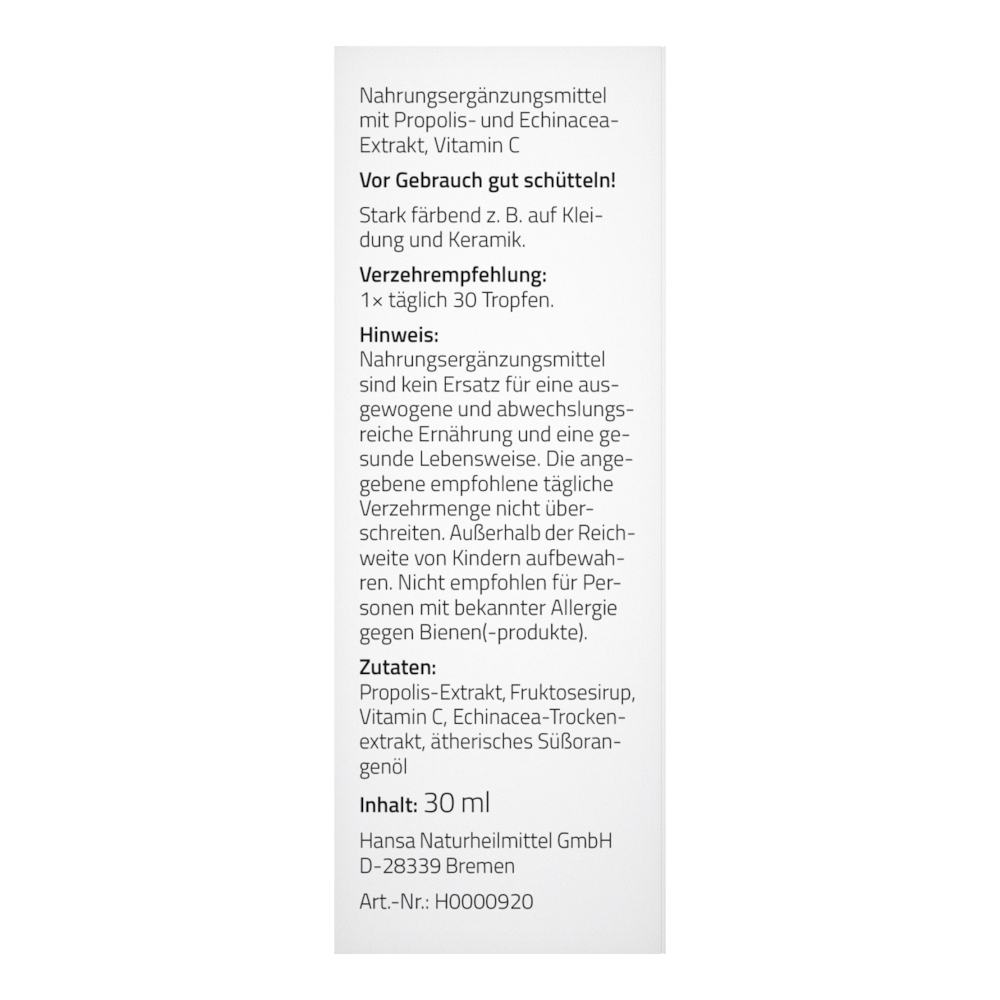 beecraft PROPOLIS Tropfen 55 % mit Echinacea 30 ml Tropfen