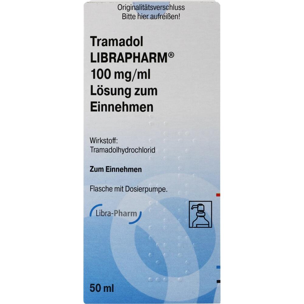 Tramadol LIBRAPHARM 100mg/ml 50 ml Lösung zum Einnehmen