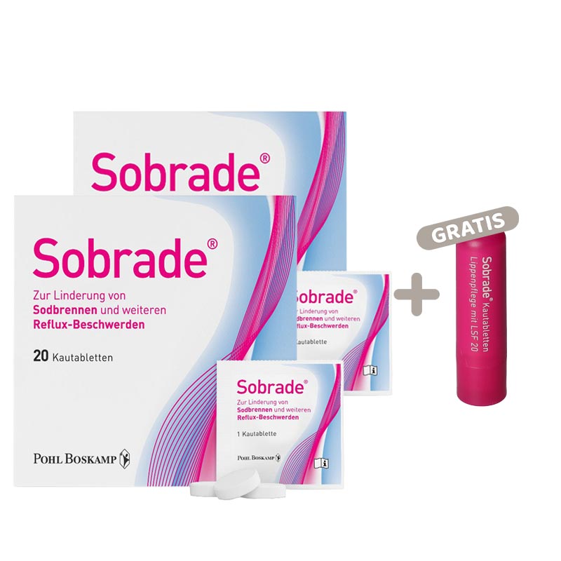 Sobrade Doppelpack 2X20 St Kautabletten