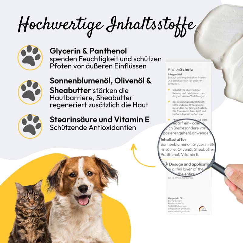 PHA PfotenSchutz Paste für Hunde und Katzen 125 g Paste