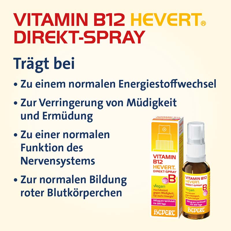 VITAMIN B12 HEVERT DIREKT-SPRAY 30 ml Spray