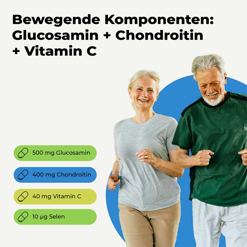 Avitale GLUCOSAMIN 500 mg+Chondroitin 400 mg Kapseln 90 St Kapseln