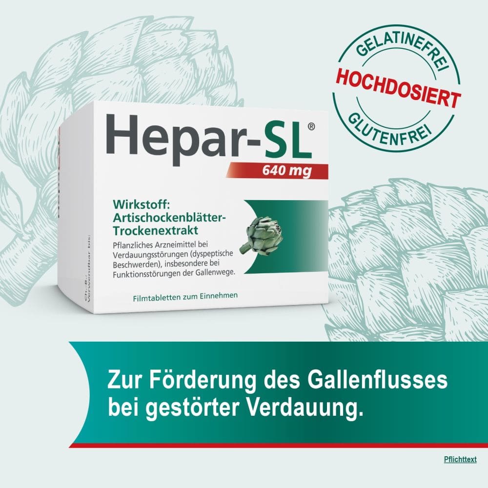 Hepar-SL 640mg 20 St Filmtabletten