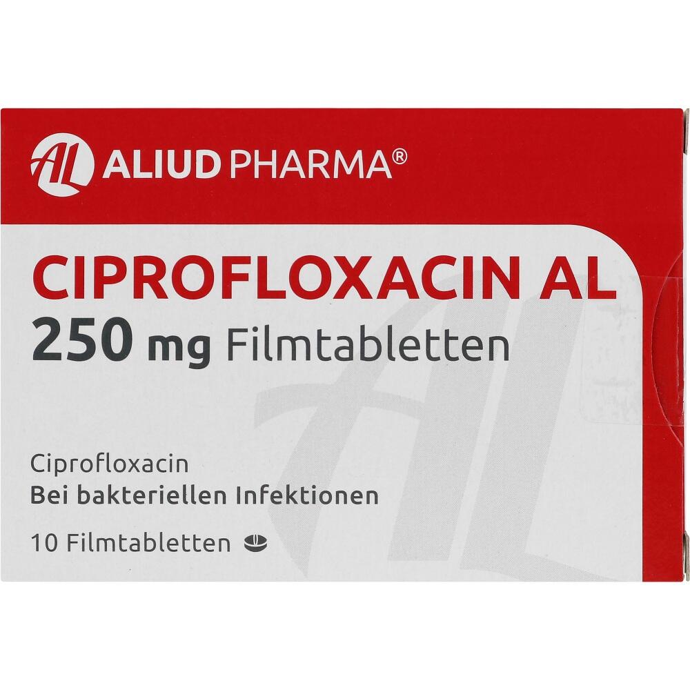 CIPROFLOXACIN AL 250mg 10 St Filmtabletten