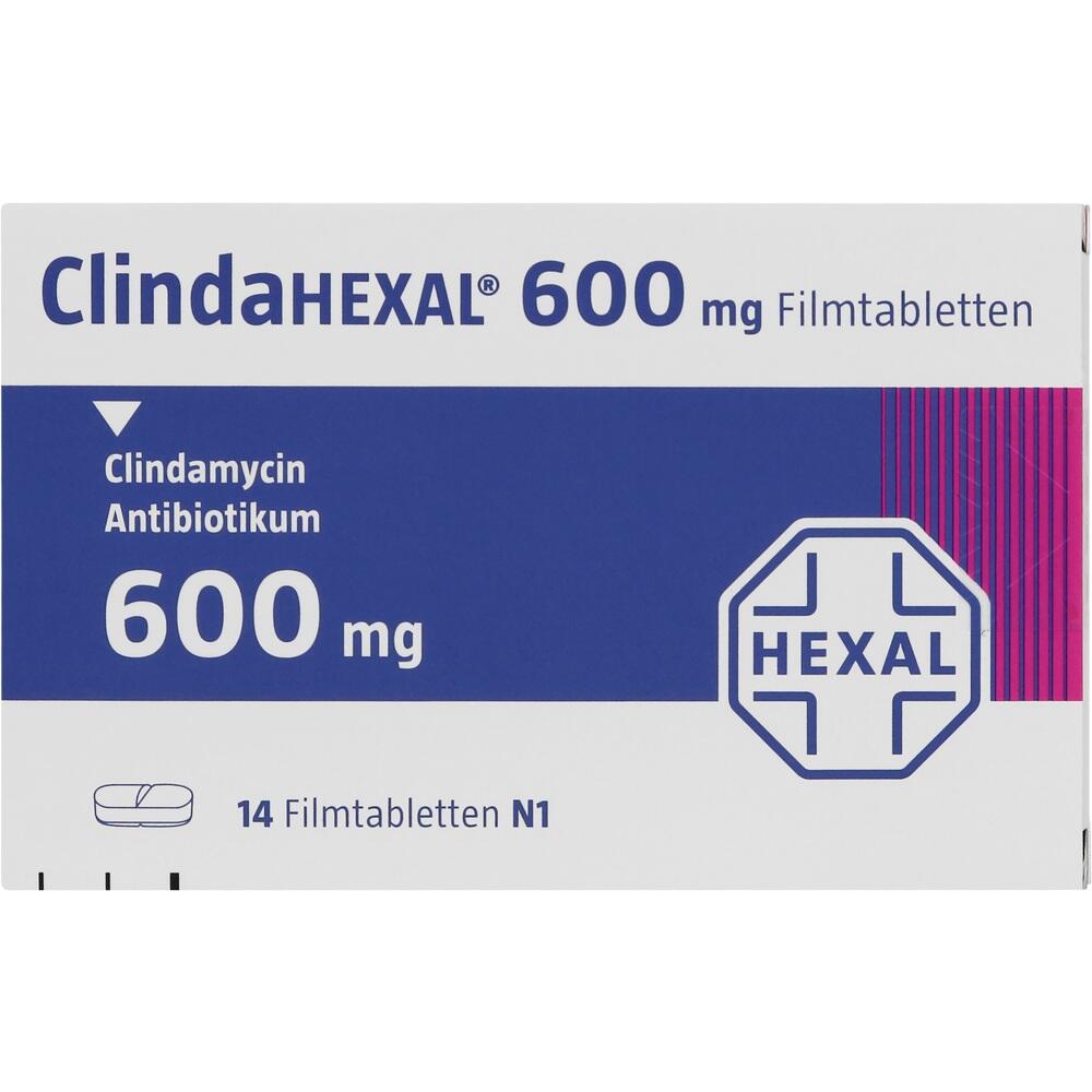 ClindaHEXAL 600mg 14 St Filmtabletten