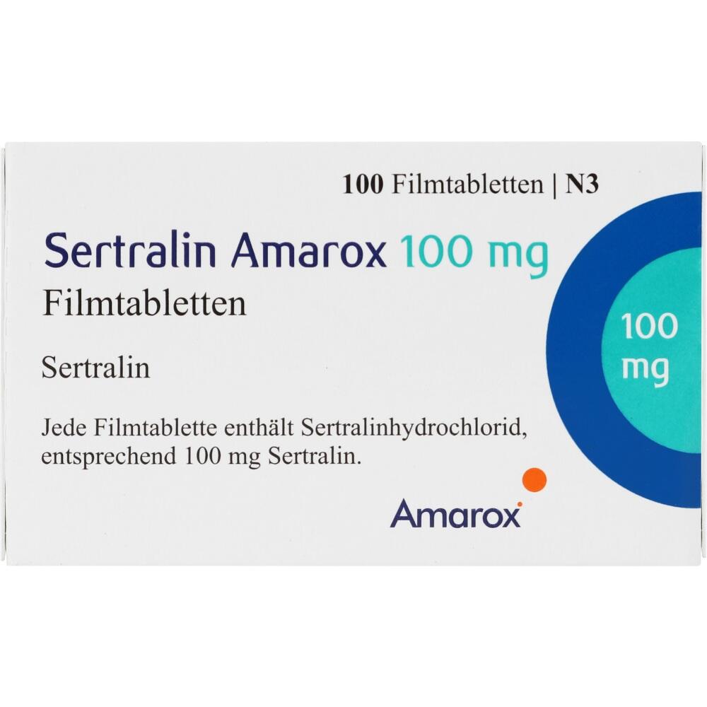 Sertralin Amarox 100 mg 100 St Filmtabletten