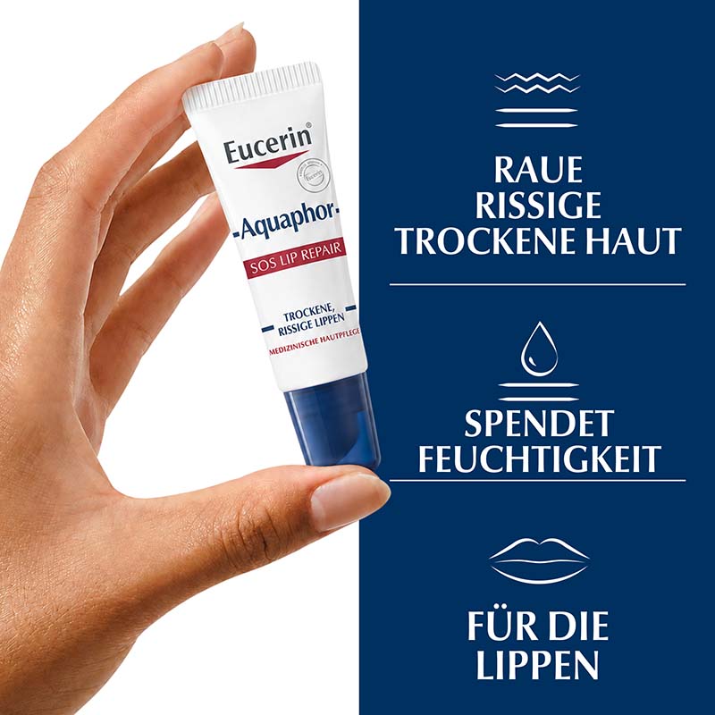 Eucerin Aquaphor SOS LIP REPAIR 10 ml Creme