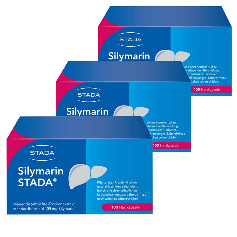 Silymarin STADA 3er Set 3X100 St Hartkapseln