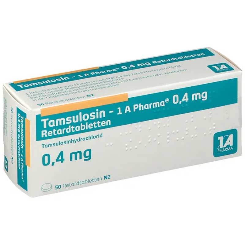 TAMSULOSIN-1 A Pharma 0,4 mg Retardtabletten 50 St Retard-Tabletten