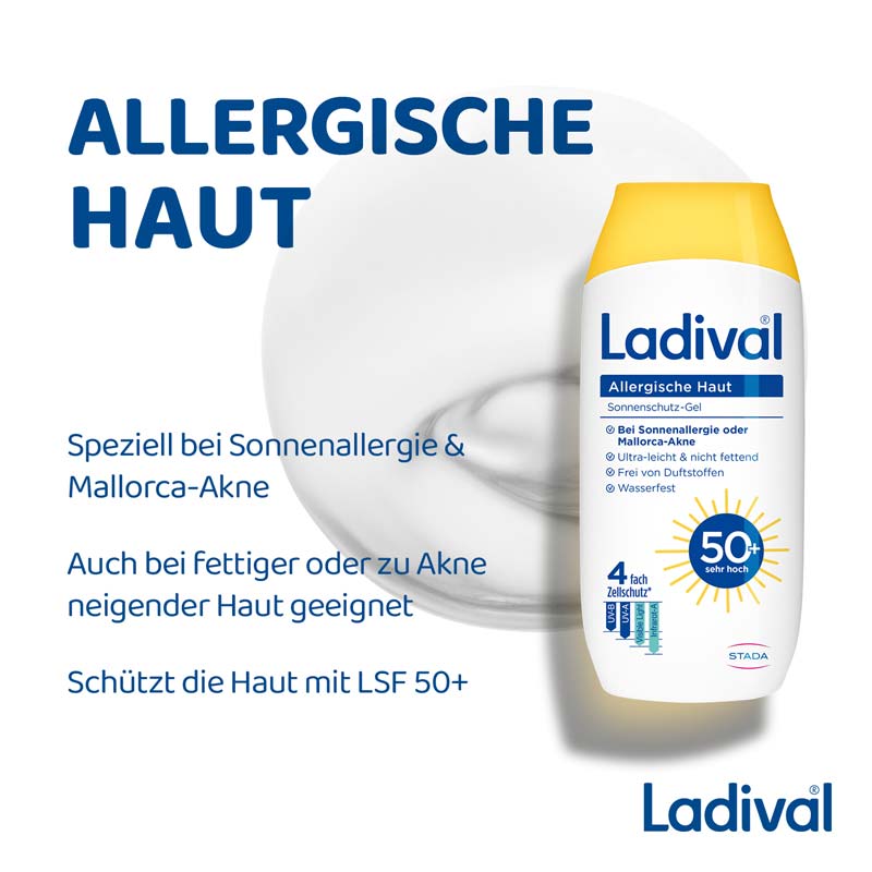 Ladival Allergische Haut Sonnenschutz-Gel LSF 50+ 200 ml Gel