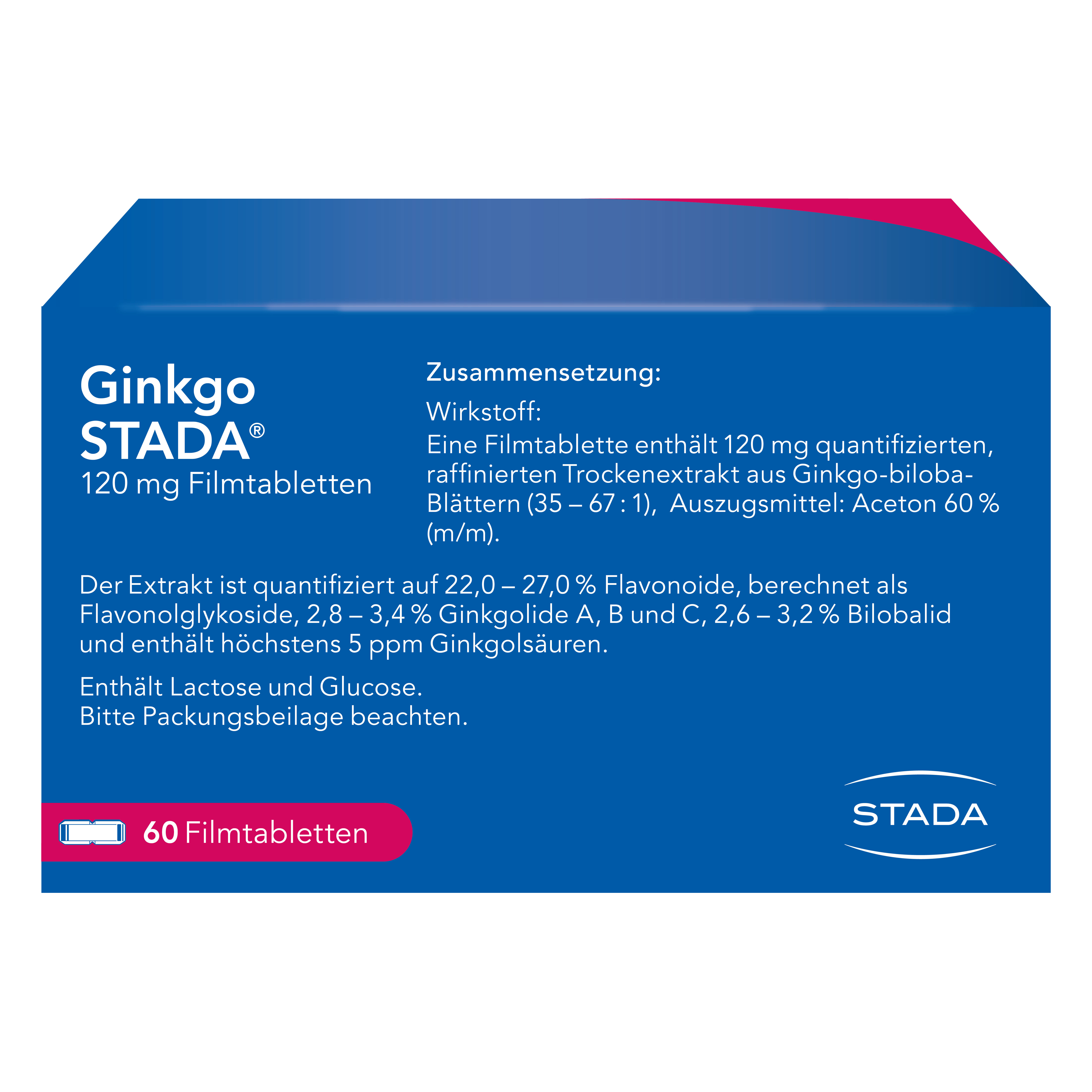 Ginkgo STADA 120mg 60 St Filmtabletten