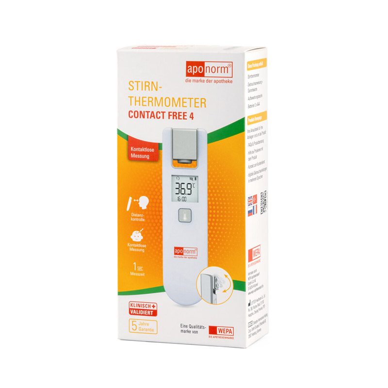 aponorm Stirn-Thermometer Contact-Free 4 1 St