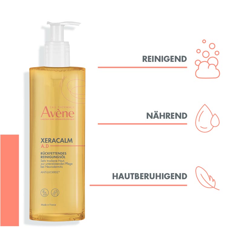 Avène XeraCalm A.D Rückfettendes Reinigungsöl  400 ml Öl
