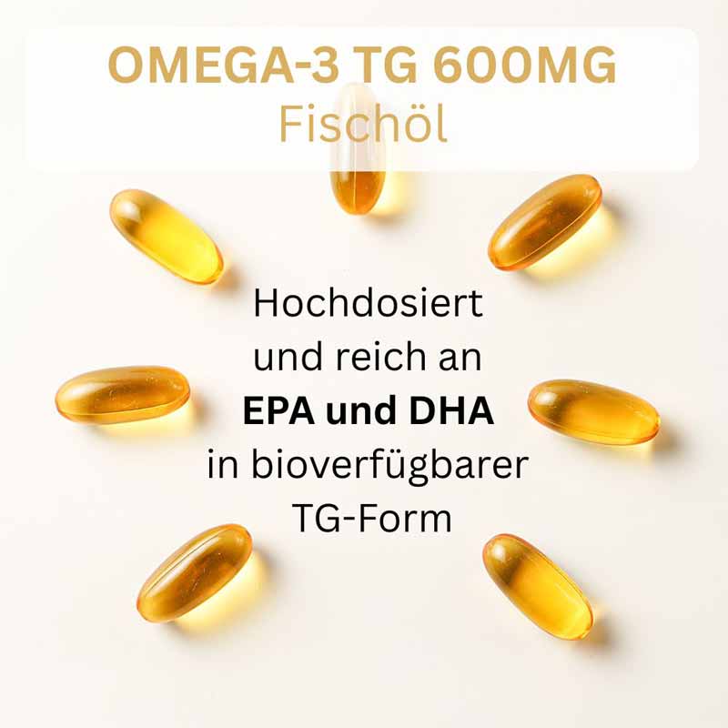 SwissOvit Omega-3 TG 600mg EPA & DHA 30 St Kapseln