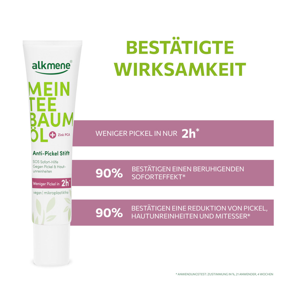 alkmene MEIN TEE BAUM ÖL Anti-Pickel Stift 15 ml Tupfer