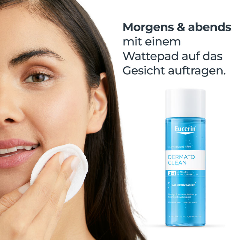 Eucerin DermatoCLEAN MIZELLEN REINIGUNGSFLUID 3in1 200 ml Tonikum