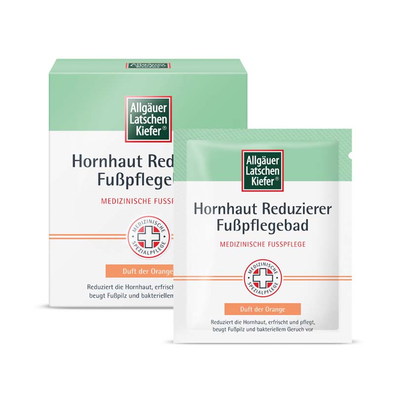Allgäuer Latschen Kiefer Hornhaut Reduzierer Fußpflegebad  10X10 g Bad