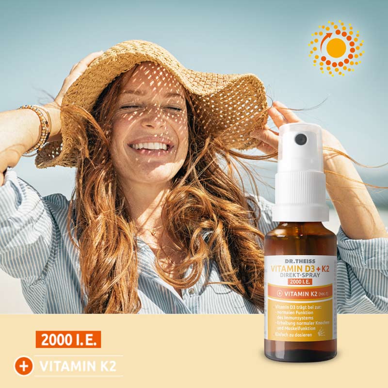 DR. THEISS VITAMIN D3 + K2 DIREKT SPRAY 2000 I.E. 20 ml Spray