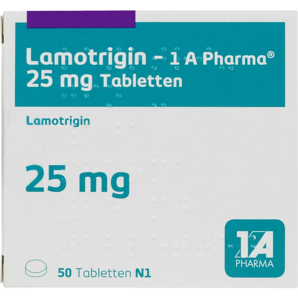 Lamotrigin-1 A Pharma 25mg 50 St Tabletten