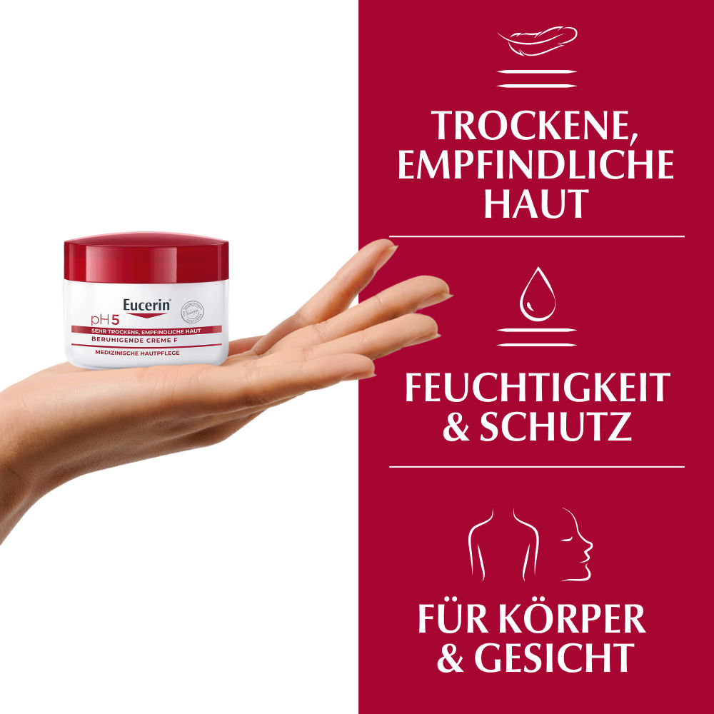Eucerin pH5 CREME F EMPFINDLICHE, SEHR TROCKENE HAUT 75 ml Creme