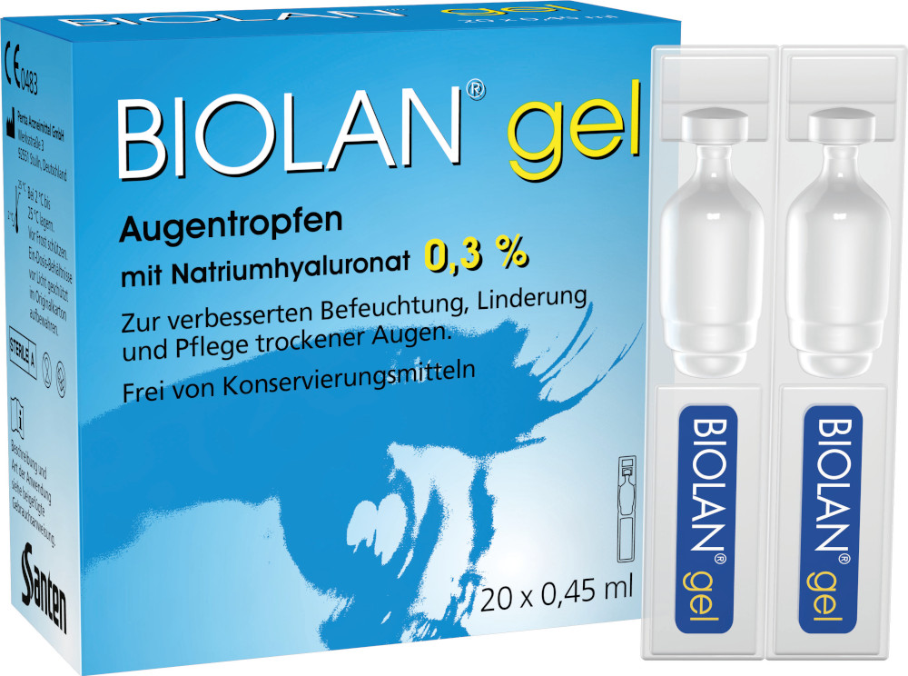BIOLAN Gel Augentropfen 20X0.45 ml Augentropfen