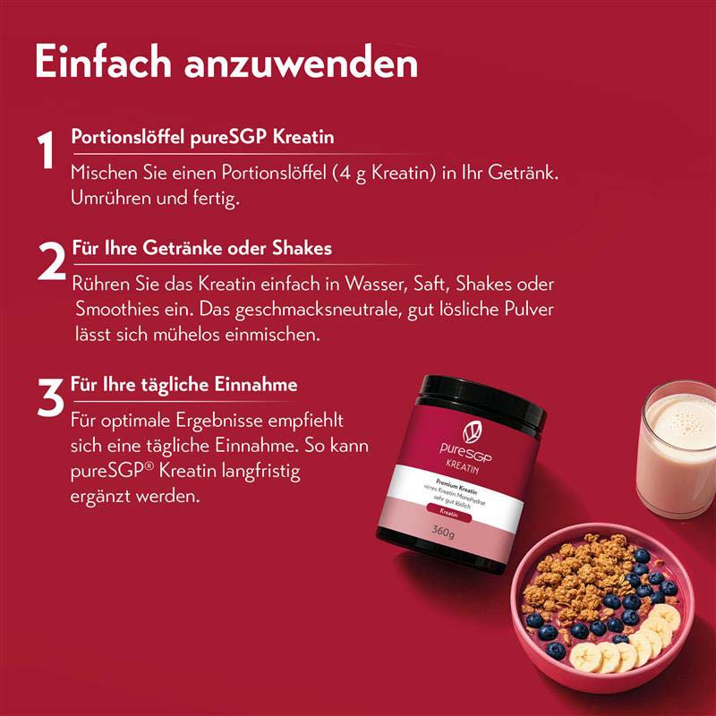 pureSGP KREATIN 240 g Pulver