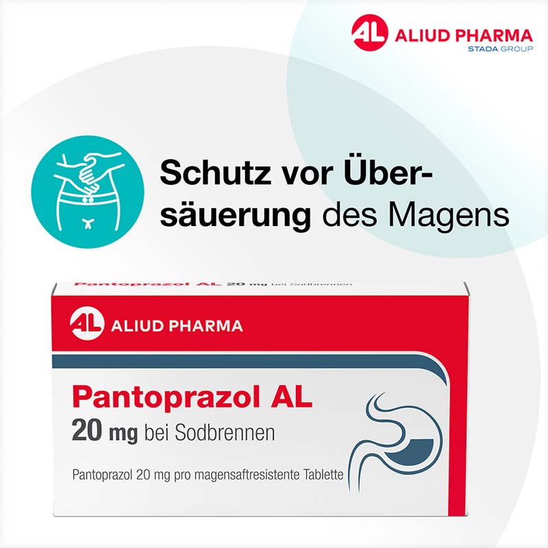 Pantoprazol AL 20 mg bei Sodbrennen