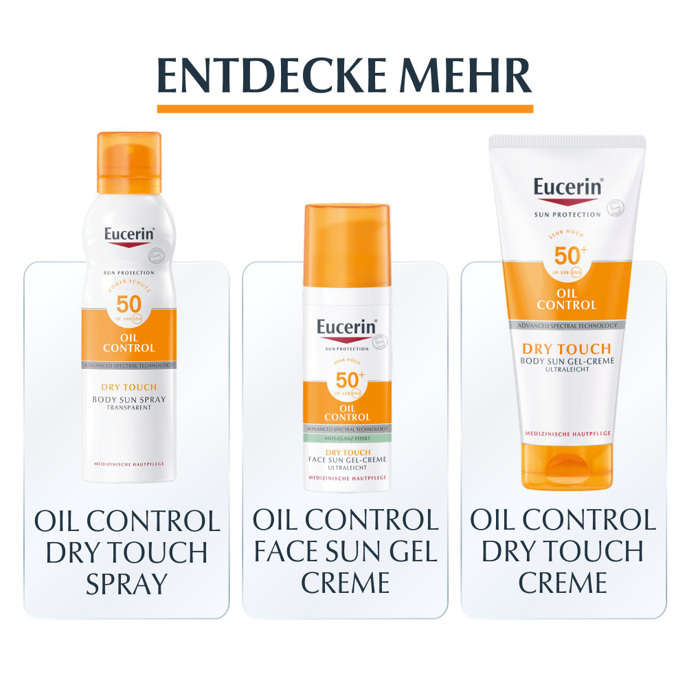 Eucerin SUN OIL CONTROL DRY TOUCH BODY SUN GEL-CREME ULTRALEICHT LSF 30  200 ml Creme