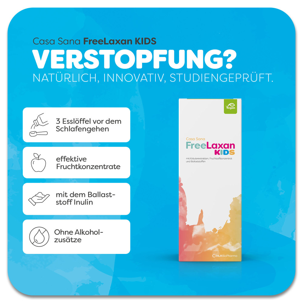 Casa Sana Free Laxan KIDS 200 ml Flüssigkeit zum Einnehmen