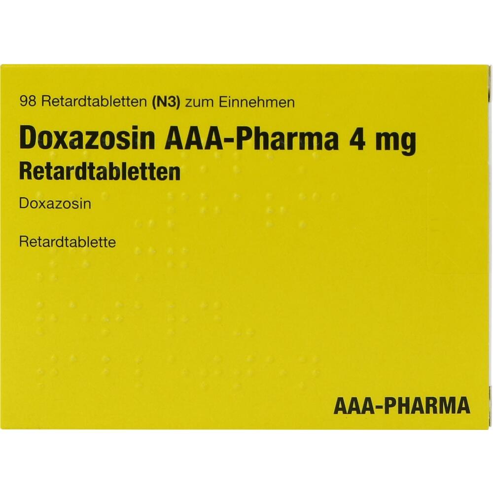Doxazosin AAA-Pharma 4mg 98 St Retard-Tabletten