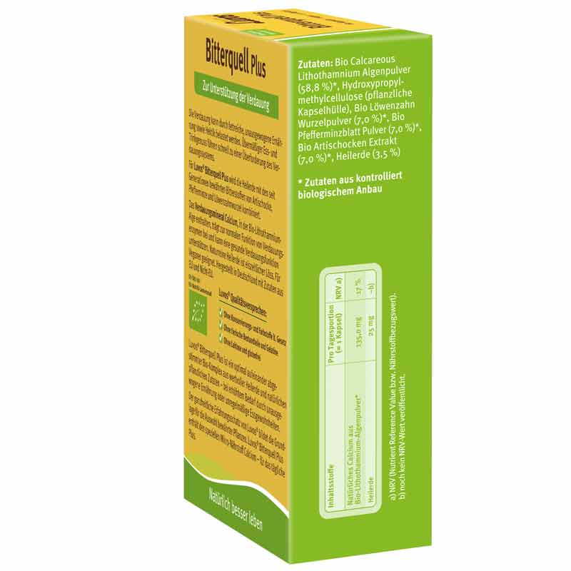 Luvos HEILERDE Bitterquell Plus BIO 60 St Kapseln