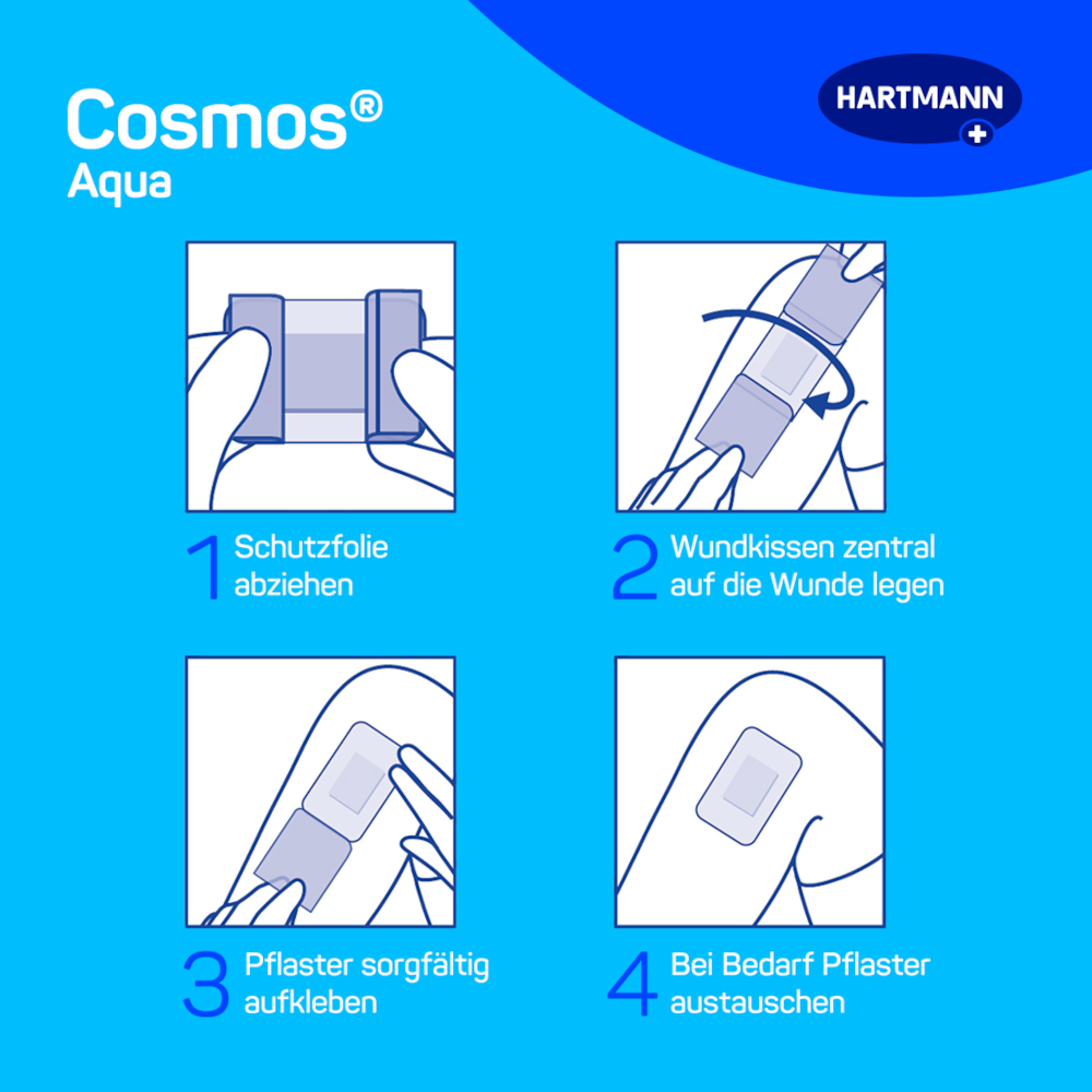HARTMANN cosmos aqua Pflaster 20 St Pflaster
