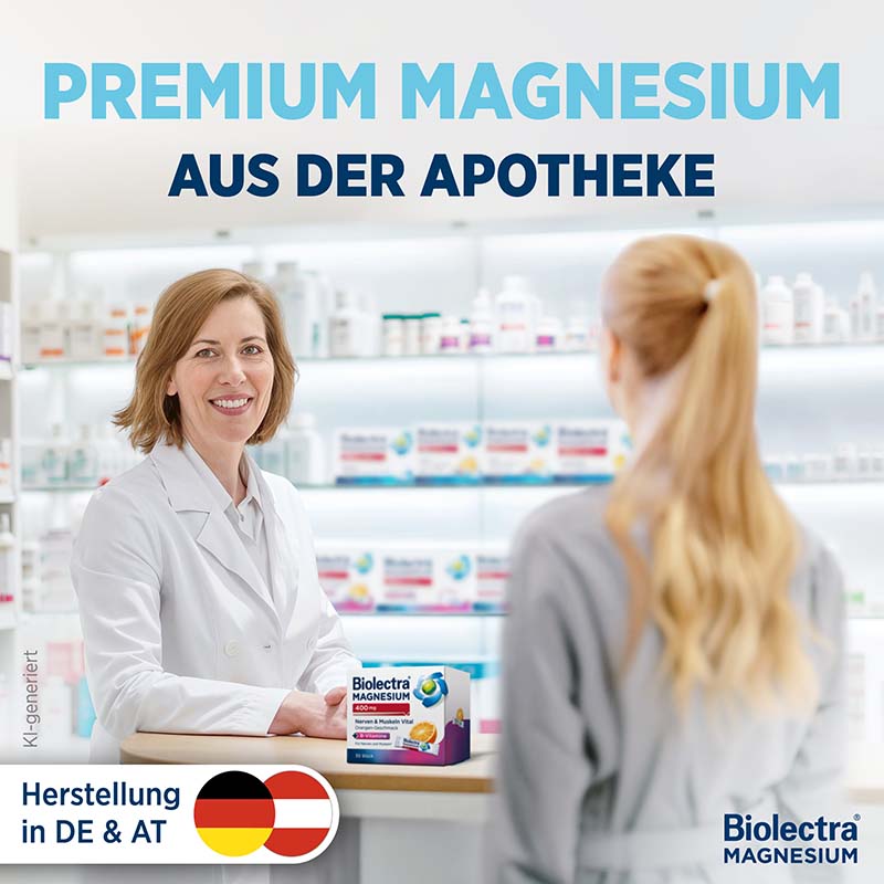 Biolectra MAGNESIUM 400 mg 100 St Pellets