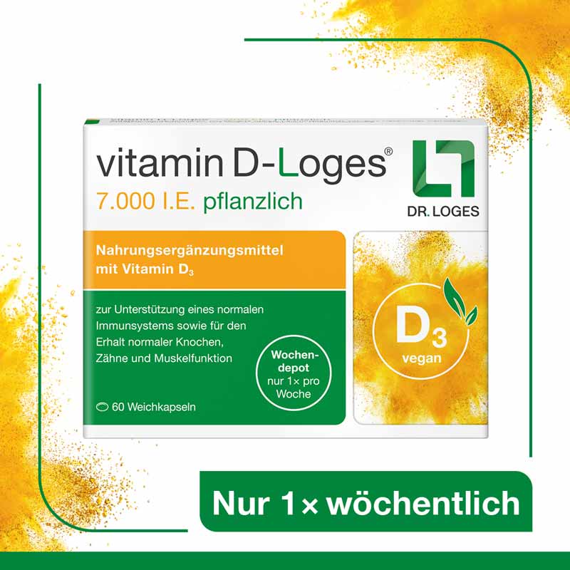 vitamin D-Loges 7.000 I.E. pflanzlich 30 St Weichkapseln