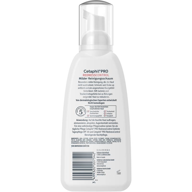 Cetaphil PRO REDNESS CONTROL Milder Reinigungsschaum 236 ml Schaum