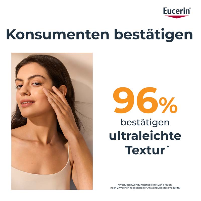 Eucerin SUN HYDRO PROTECT MITTEL ULTRALEICHTES FACE SUN FLUID TINTED LSF 50+  50 ml Creme